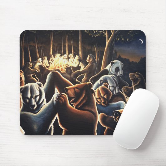Tanzende Bärn-Kunst Mousepad Tier-Kunst Mousepad (Mit Mouse)