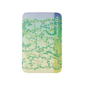 Tanzende Blätter Badematte (Vorderseite Vertikal)