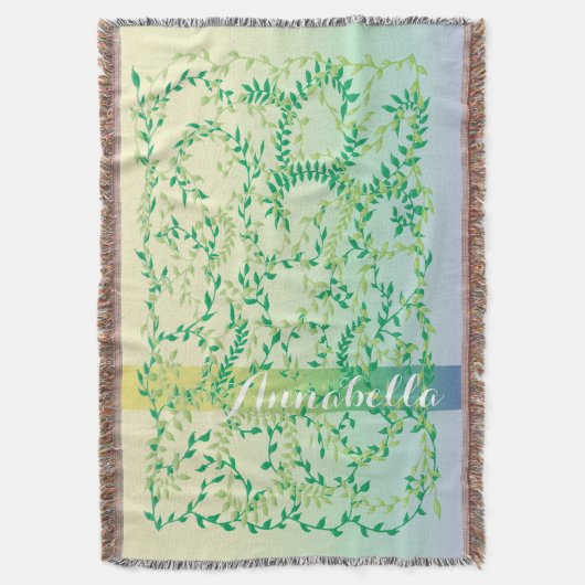 Tanzende Blätter Decke (Vorderseite Vertikal)