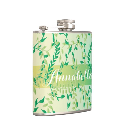 Tanzende Blätter Flachmann (Rechts)