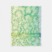 Tanzende Blätter Fleecedecke (Vorderseite)