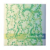 Tanzende Blätter Fliese (Vorderseite)