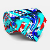 Tanzende Blätter Krawatte (Gerollt)