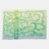 Tanzende Blätter Küchentuch (Horizontal)