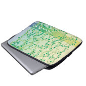 Tanzende Blätter Laptopschutzhülle (Vorne Knopf)