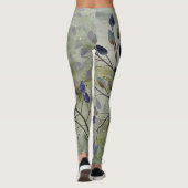 Tanzende Blätter Leggings (Rückseite)