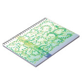 Tanzende Blätter Notizblock (Linke Seite)