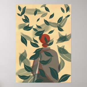 Tanzende Blätter Poster