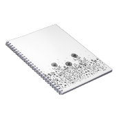 Tanzende Blume auf der Sommerwiese Notizblock (Rechte Seite)