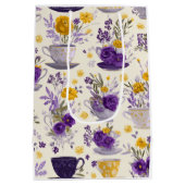 Tanzende Blume  Mittlere Geschenktüte (Rückseite)