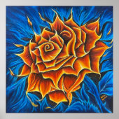 Tanzende Blume Poster (Vorne)