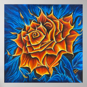 Tanzende Blume Poster