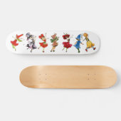 Tanzende Blume Skateboard (Horizontal)