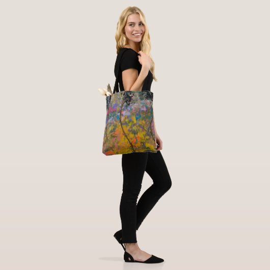 Tanzende Blume Tasche (Am Model)