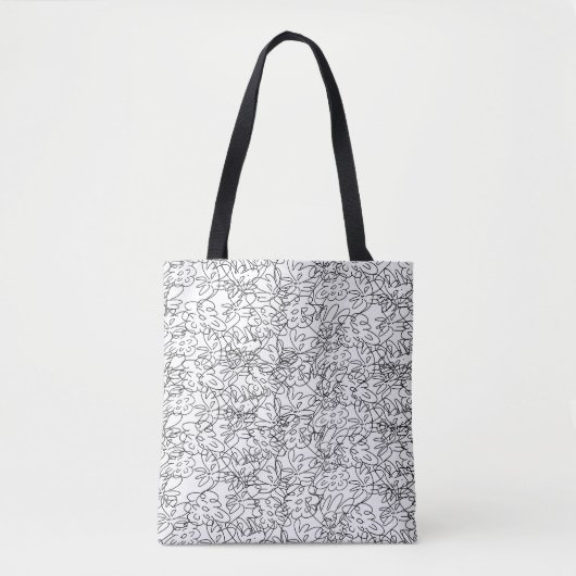 Tanzende Blume Tasche (Vorderseite)