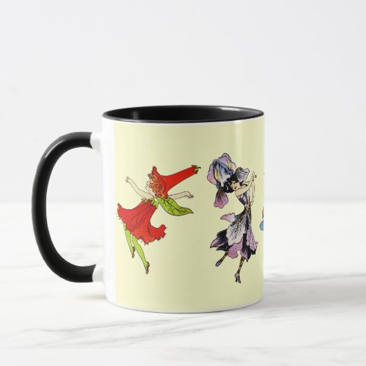 Tanzende Blume Tasse (Links)