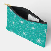 Tanzende Blume Zipper Pouch Zubehörtasche (Offen)