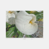Tanzende Blumen Fleecedecke (Vorderseite (Horizontal))