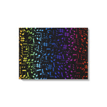 Tanzende bunte Musiknoten Musiker Musikliebhaber