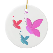 Tanzende bunte Schmetterlinge