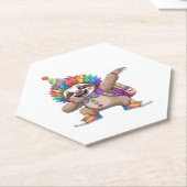 Tanzende Clowntrommeln Spooky Halloween-Faulenzer Untersetzer (angewinkelt)