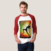 tanzende Dame. T-Shirt (Vorne ganz)