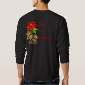 Tanzende Engel Männer-Shirt Sweatshirt (Rückseite)