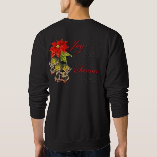 Tanzende Engel Männer-Shirt Sweatshirt (Rückseite)