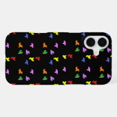 Tanzende Farbtöne iPhone Hülle (Rückseite (Horizontal))