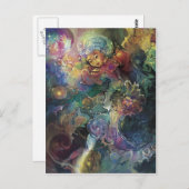 Tanzende Fee*** Postkarte (Vorne/Hinten)