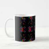 Tanzende Fiesta Blumen Kaffeetasse (Links)