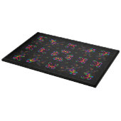 Tanzende Fiesta Blumen Schneidebrett (Ecke)