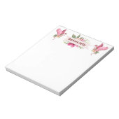 Tanzende Flamingos Notizblock (Rotiert)