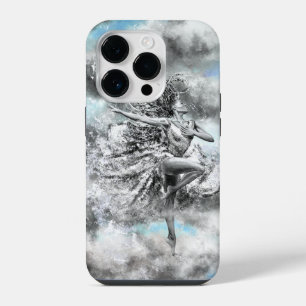 Tanzende Frau in den Wolken iPhone-Hülle Malerei iPhone 14 Pro Hülle