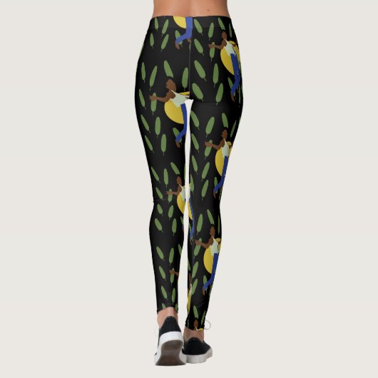 tanzende Frau Leggings (Rückseite)