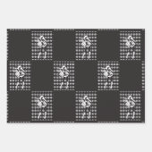 tanzende Freundin im Dunkeln Geschenkpapier Set (Vorderseite 2)