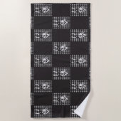 tanzende Freundin Strandtuch (Vorderseite)