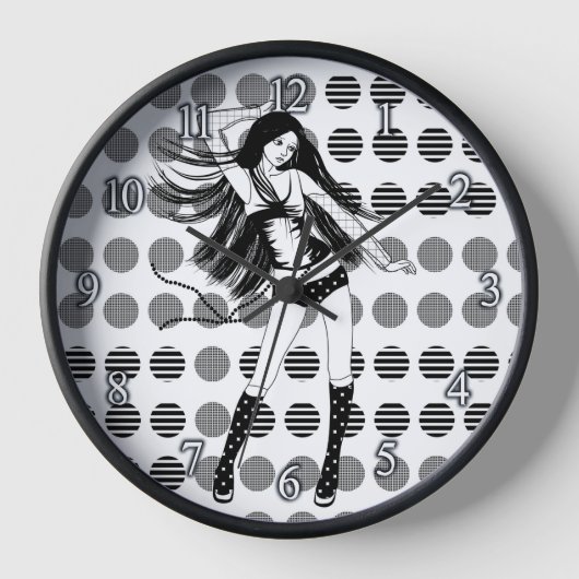 tanzende Freundin Uhr (Vorderseite)