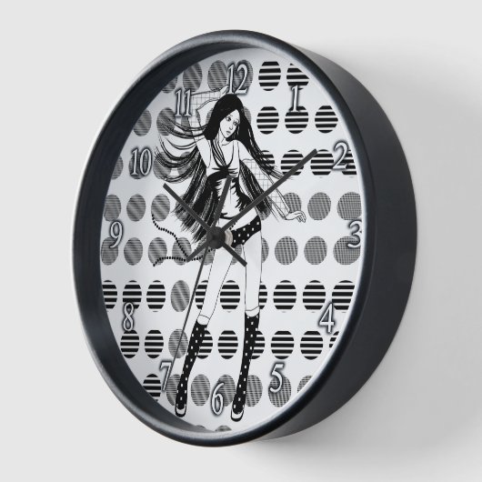 tanzende Freundin Uhr (Winkel)