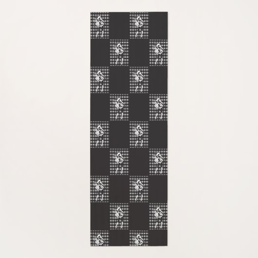 tanzende Freundin Yogamatte (Rückseite)