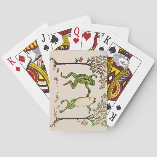 Tanzende Frösche Spielkarten (Rückseite)