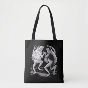 Tanzende Frösche Toad Goblincore Dark Academia Ret Tasche