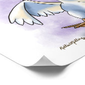 Tanzende Gans-Karikatur Poster (Ecke)