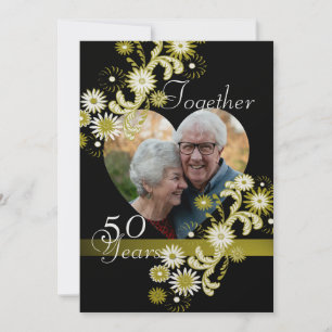 Tanzende Gänseblümchen/ 50. Jubiläum Einladung