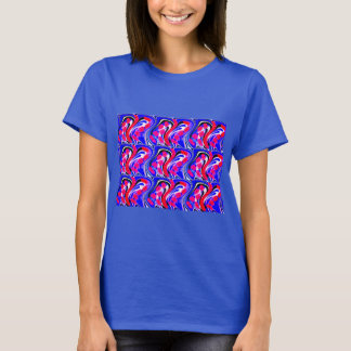 Tanzende heiße Sommerrote Flecken T-Shirt