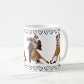 Tanzende Herzen Tasse (VorderseiteRechts)