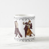 Tanzende Herzen Tasse (Mittel)
