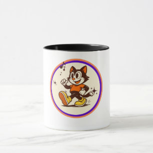 Tanzende Katze Tasse