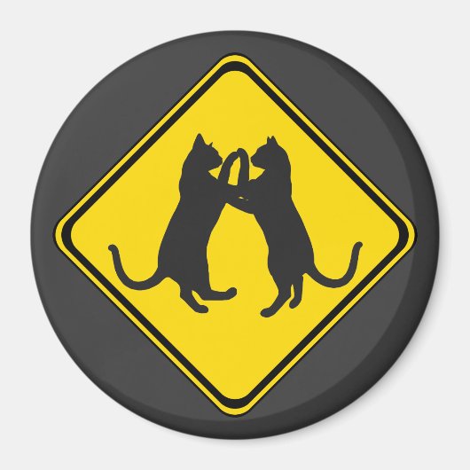 Tanzende Katzen vor uns! Magnet (Vorne)