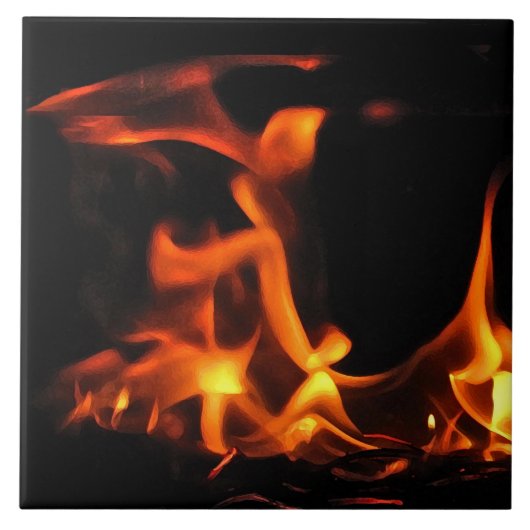 Tanzende Keramik Fliese (Vorderseite)